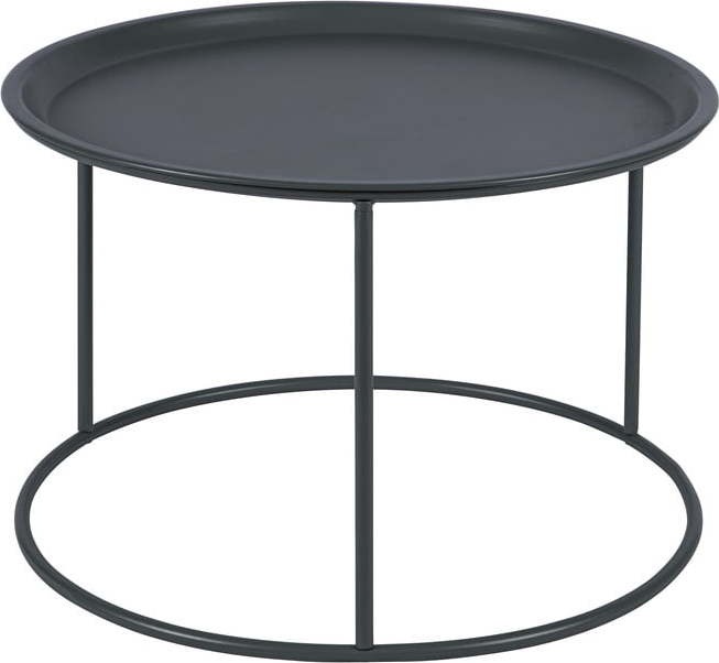 Tmavě šedý konferenční stolek WOOOD Ivar