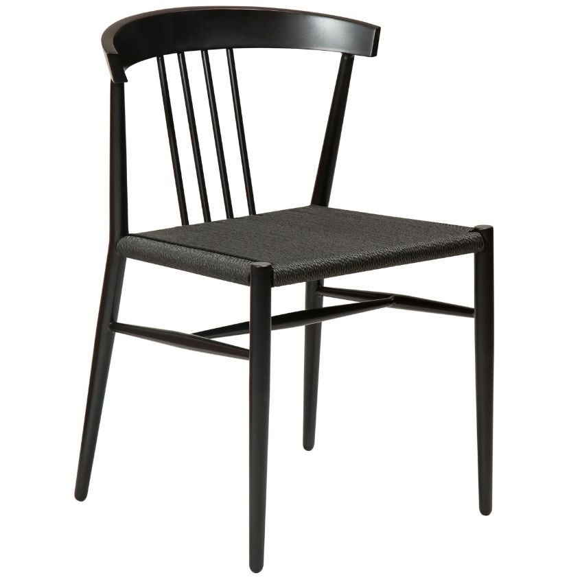 ​​​​​Dan-Form Černá kovová jídelní židle DAN-FORM