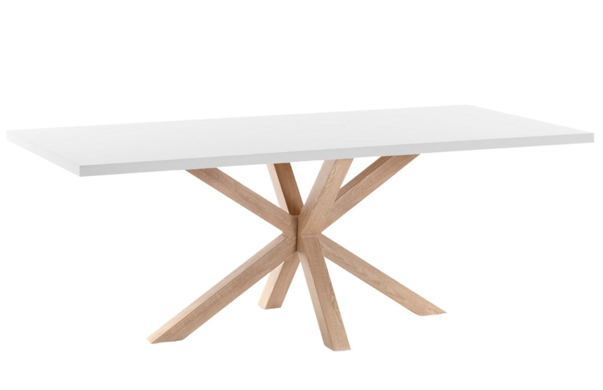 Bílý jídelní stůl Kave Home Argo 180 x