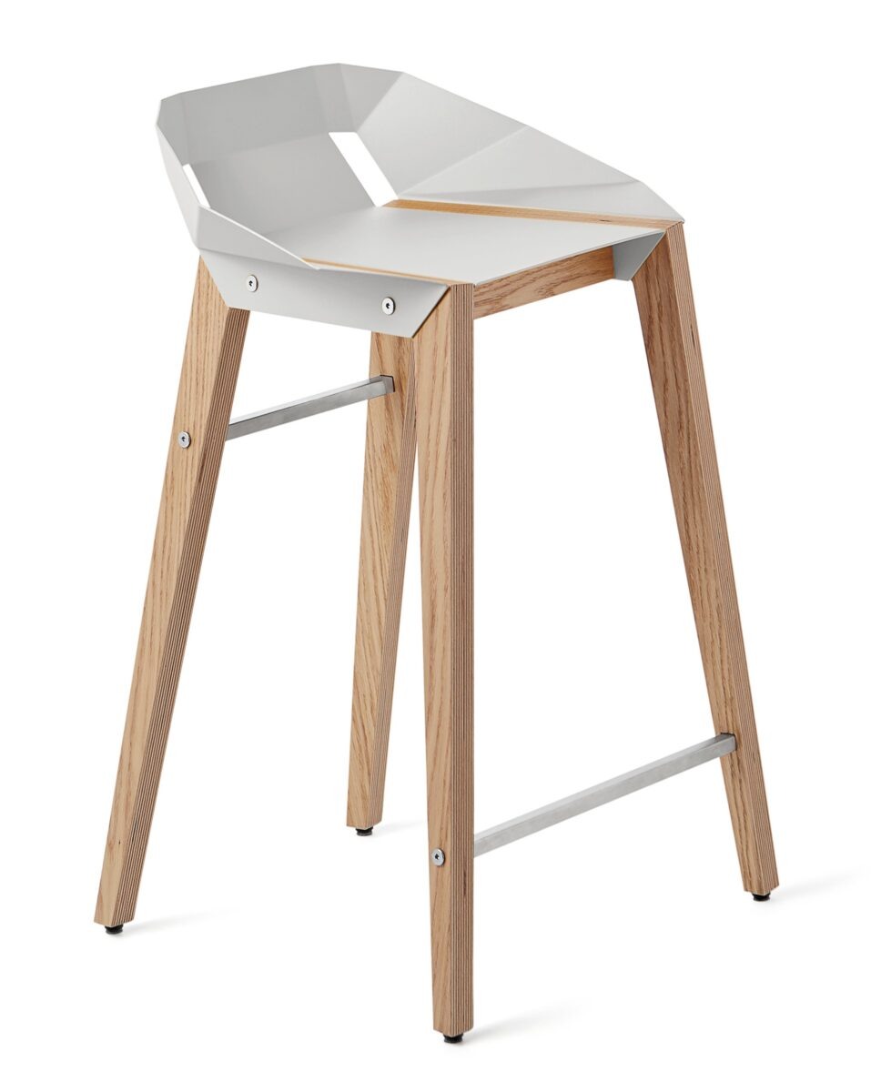 Bílá hliníková barová židle Tabanda DIAGO 62