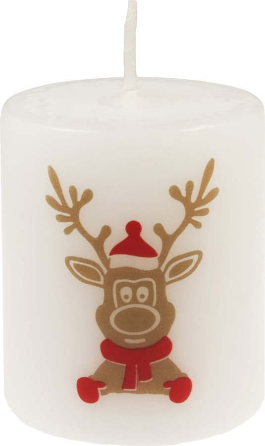 Bílá svíčka Unipar Reindeer