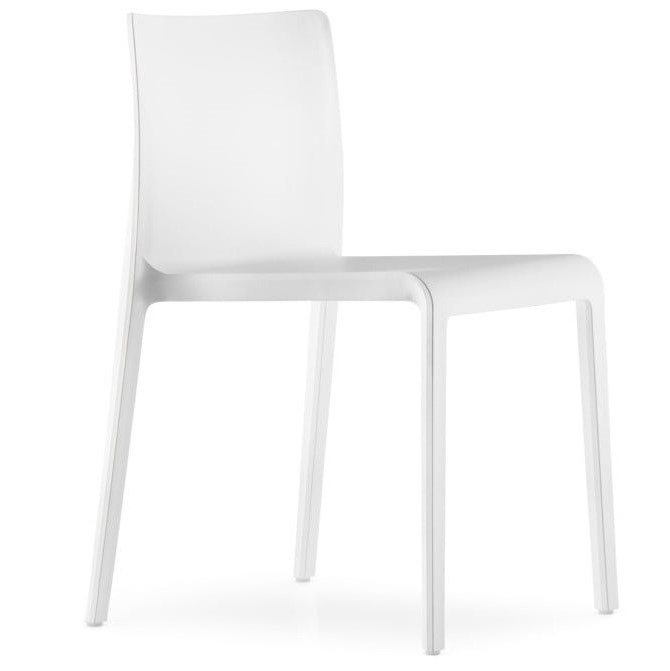 87Pedrali Bílá plastová jídelní židle Volt 670