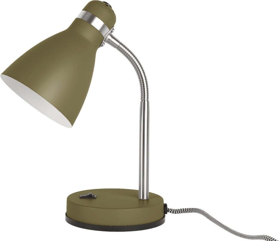 Zelená stolní lampa Leitmotiv Study