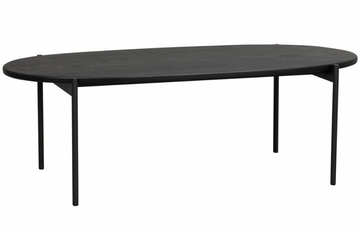 Černý dubový konferenční stolek ROWICO SKYE 120 x