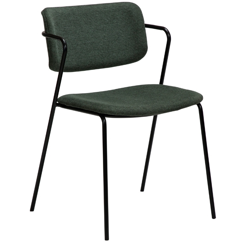 ​​​​​Dan-Form Zelená látková jídelní židle