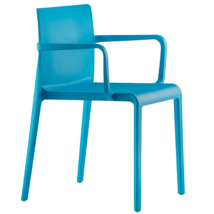 Pedrali Modrá plastová jídelní židle