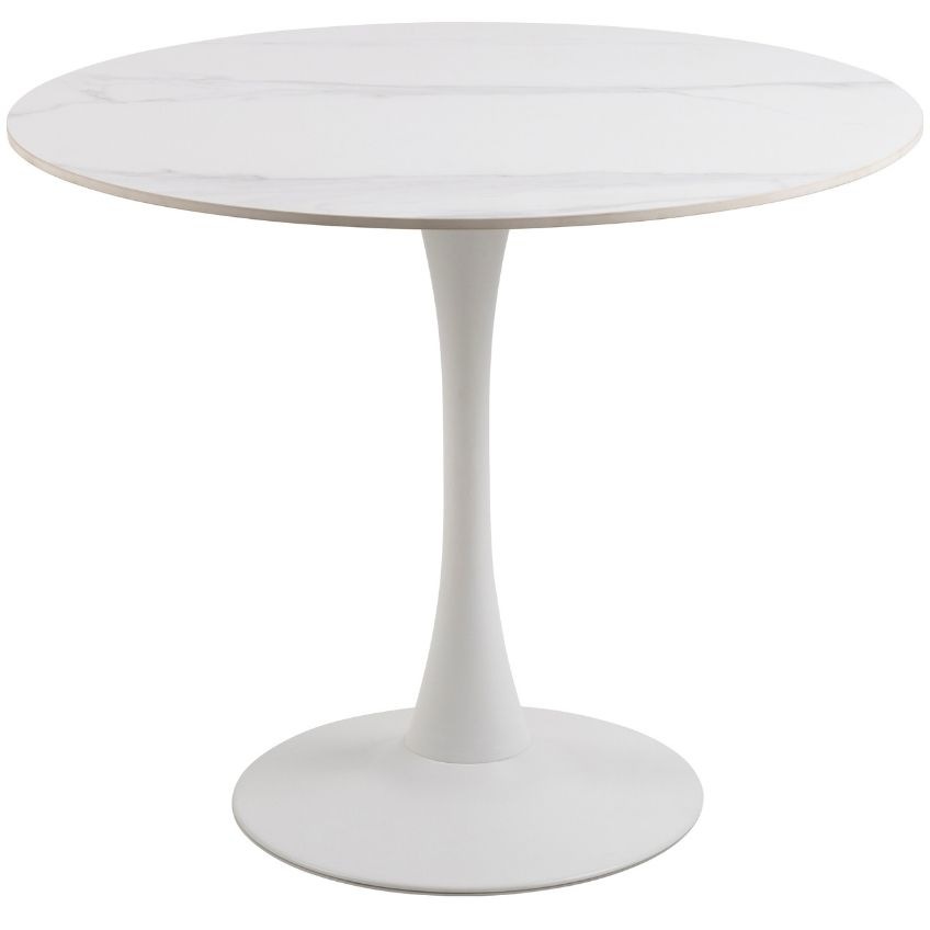 Scandi Bílý keramický jídelní stůl Montgomery