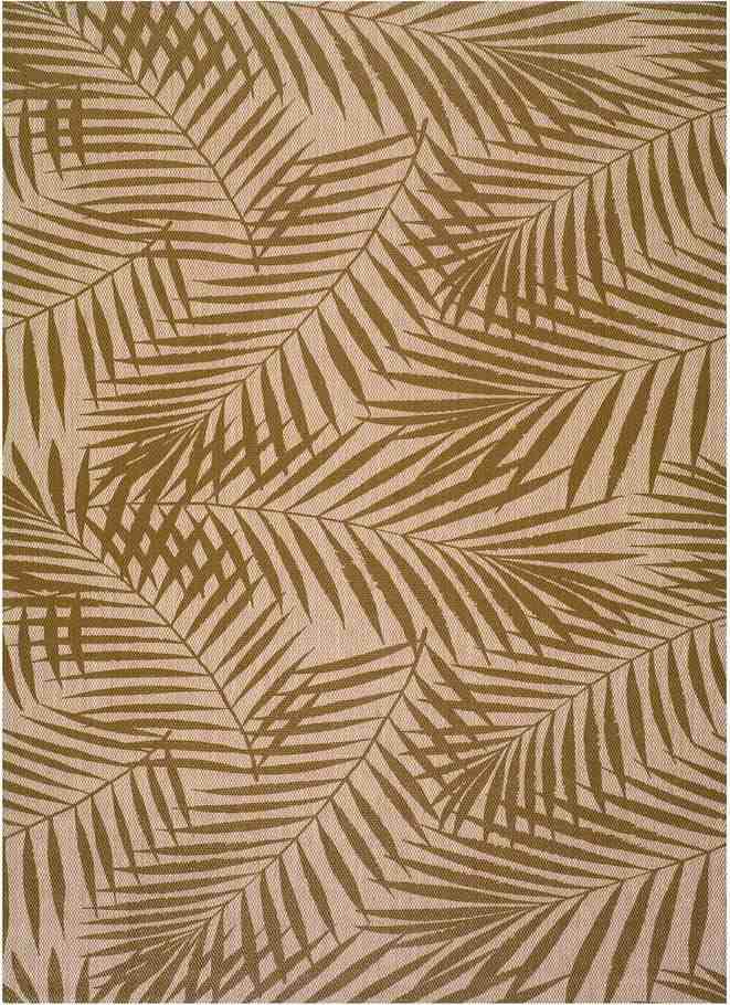 Hnědo-béžový venkovní koberec Universal Palm