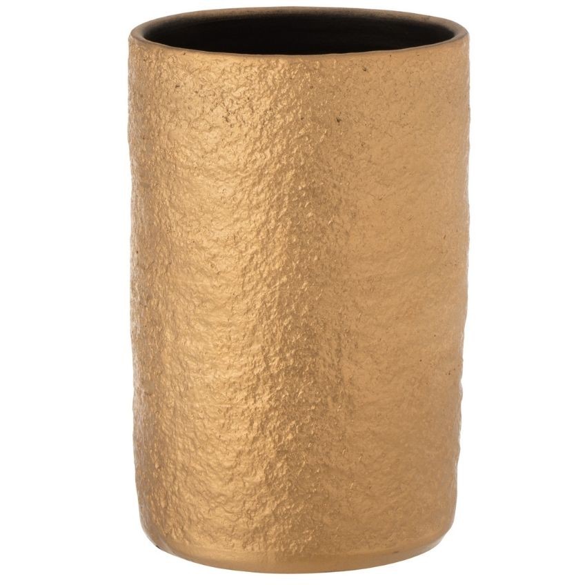 Zlatá keramická váza J-line Gatsby