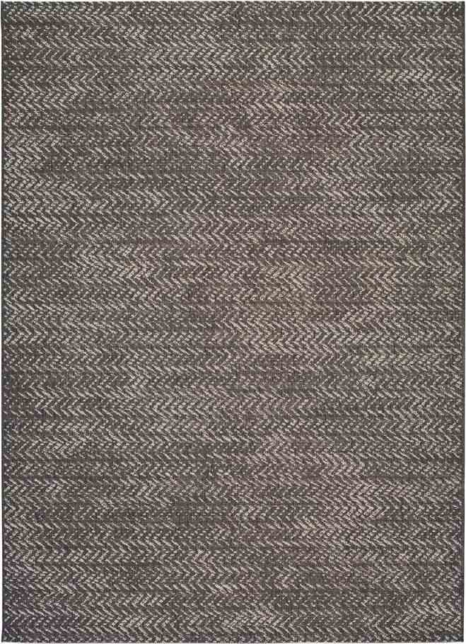 Antracitový venkovní koberec 120x170 cm
