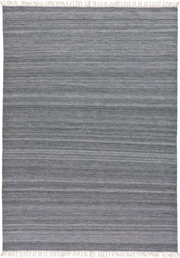 Tmavě šedý venkovní koberec