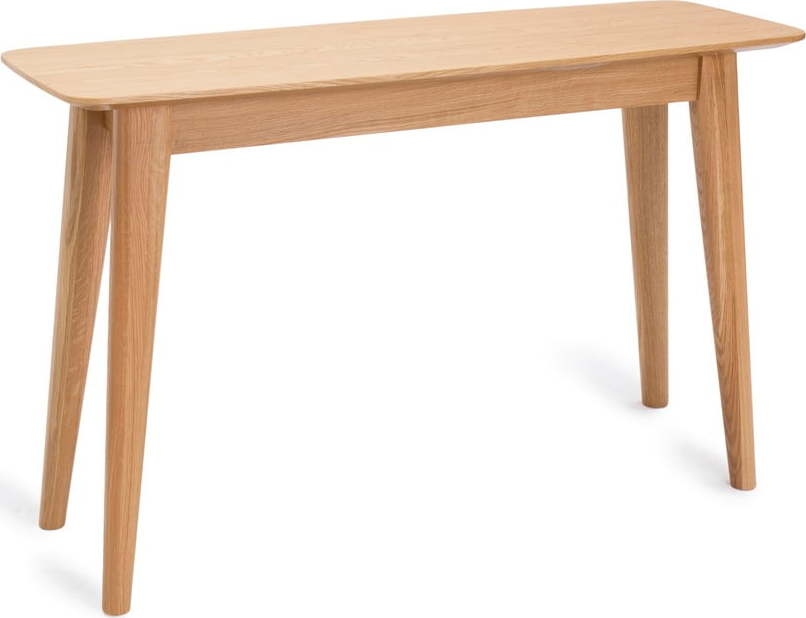 Konzolový stolek s nohami z dubového