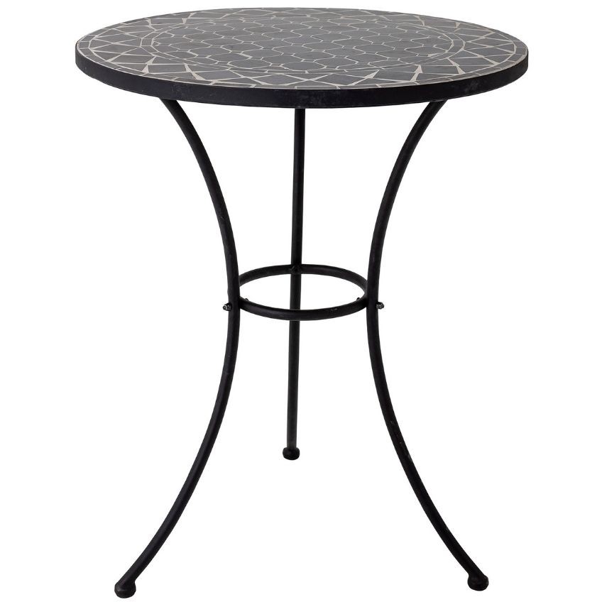 Černý keramický bistro stolek Bloomingville