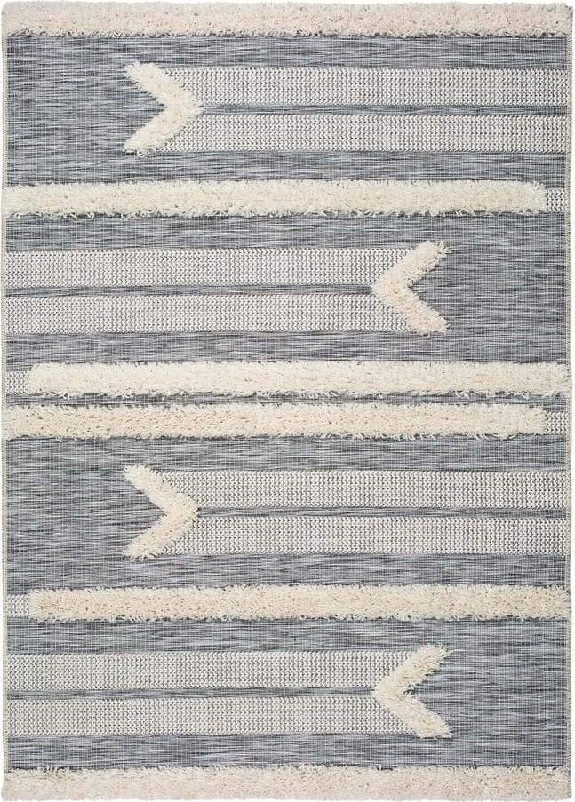 Bílo-šedý koberec Universal Cheroky Line