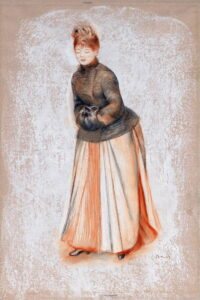 Reprodukce obrazu Auguste Renoir - Young Woman