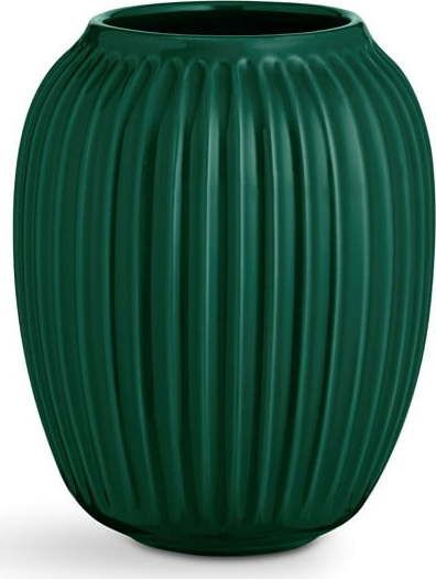 Zelená kameninová váza Kähler Design