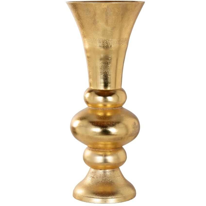 Zlatá kovová váza Richmond