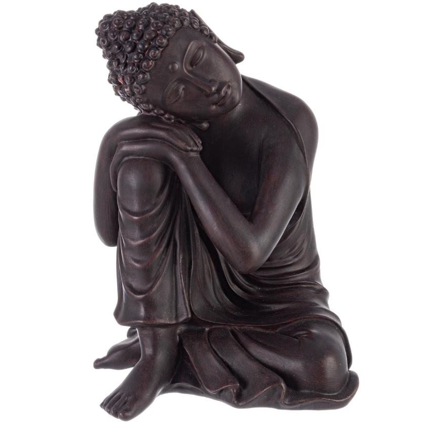 Hnědá soška Bizzotto Buddha