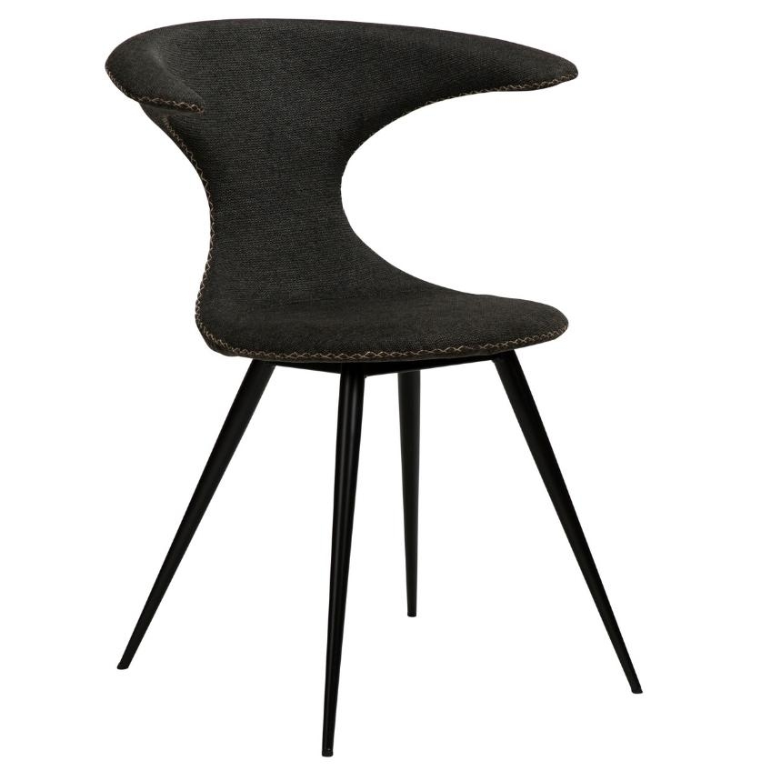 ​​​​​Dan-Form Černá látková jídelní židle