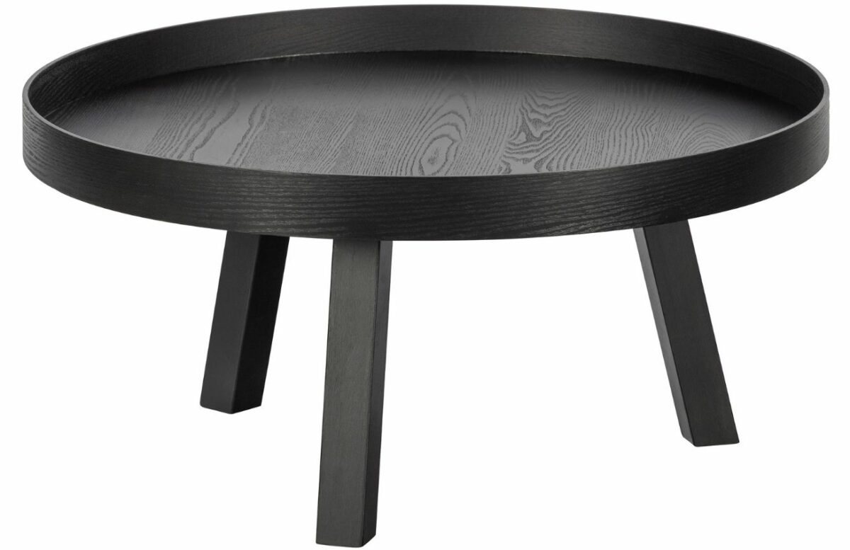 Hoorns Černý borovicový konferenční stolek