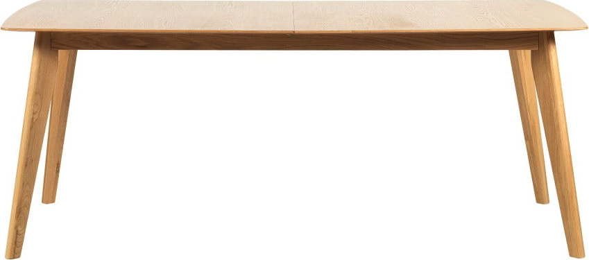 Rozkládací jídelní stůl s nohami z dubového dřeva Rowico Frey