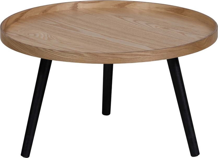 Béžovo-černý konferenční stolek WOOOD Mesa