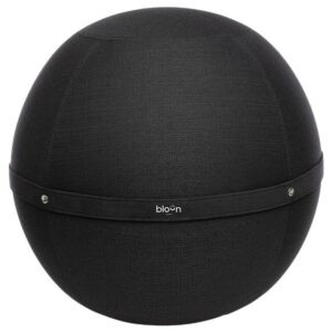 Bloon Paris Černý látkový sedací/gymnastický míč