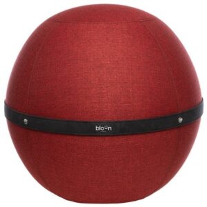 Bloon Paris Červený látkový sedací/gymnastický míč