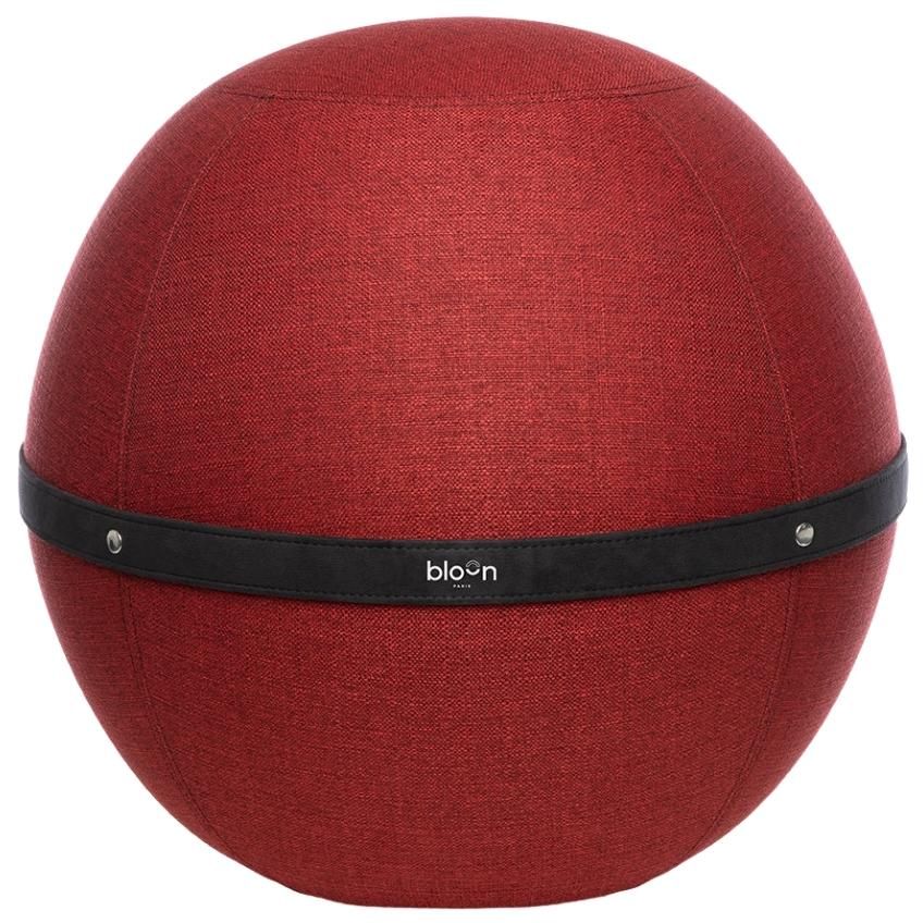 Bloon Paris Červený látkový sedací/gymnastický míč Bloon