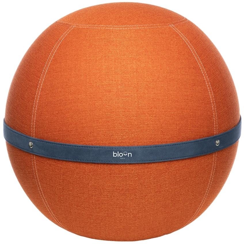 Bloon Paris Oranžový látkový sedací/gymnastický míč Bloon
