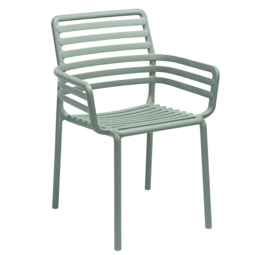 Světle zelená plastová zahradní židle Nardi