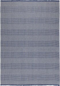 Modrý bavlněný koberec Oyo