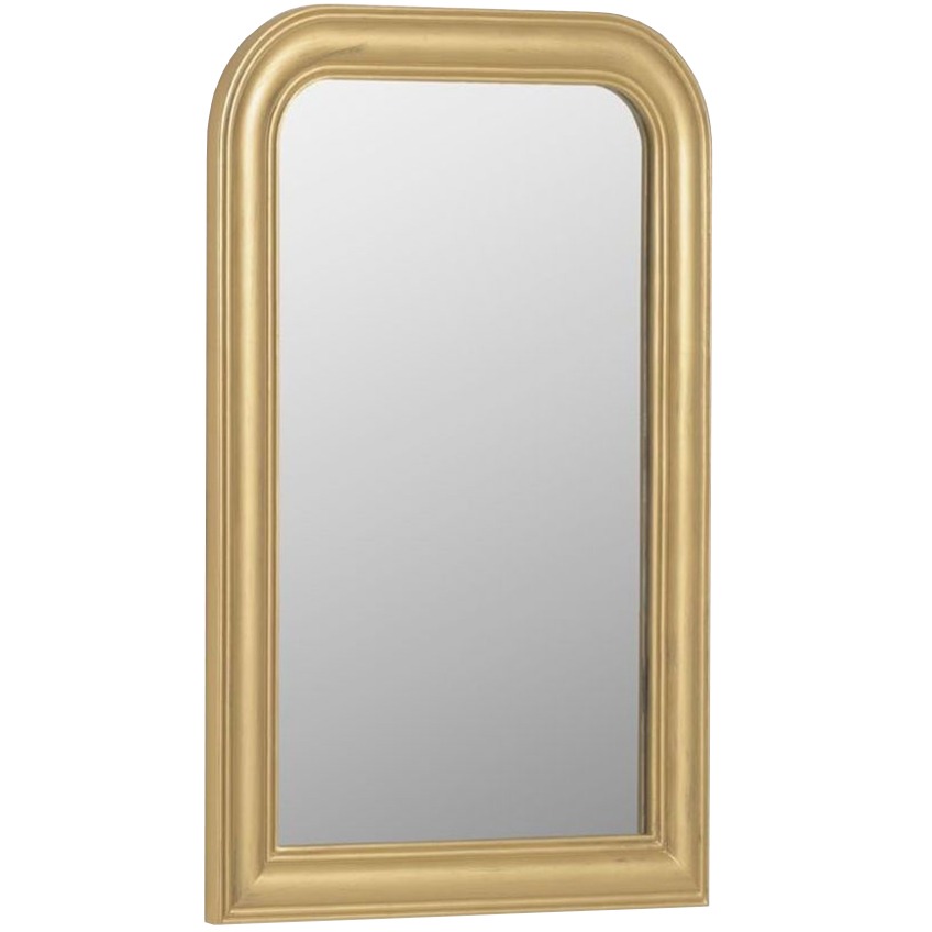 Zlaté závěsné zrcadlo Kave Home Adinoshika 63