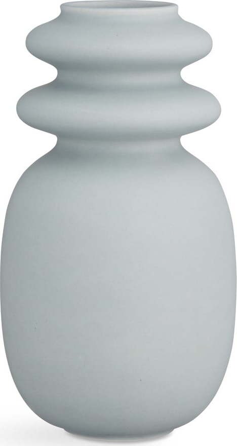 Modrošedá keramická váza Kähler Design