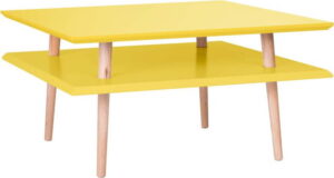 Žlutý konferenční stolek Ragaba Square