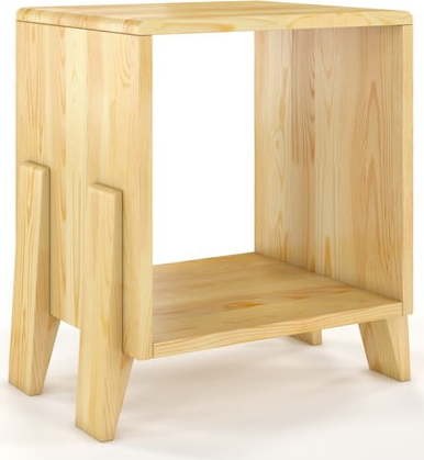 Noční stolek z borovicového dřeva Skandica