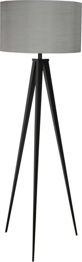 Černo-šedá stojací lampa Zuiver Tripod