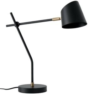Černá kovová stolní lampa Somcasa