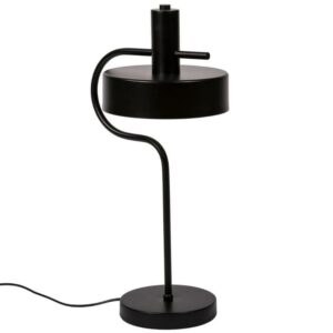 Černá kovová stolní lampa Somcasa