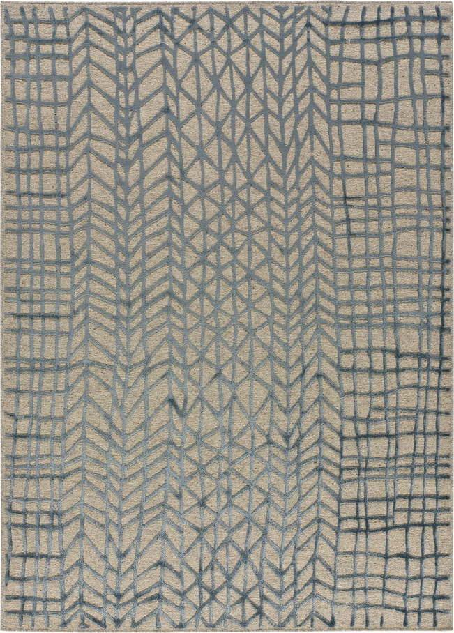 Modro-béžový koberec 230x160 cm Cata