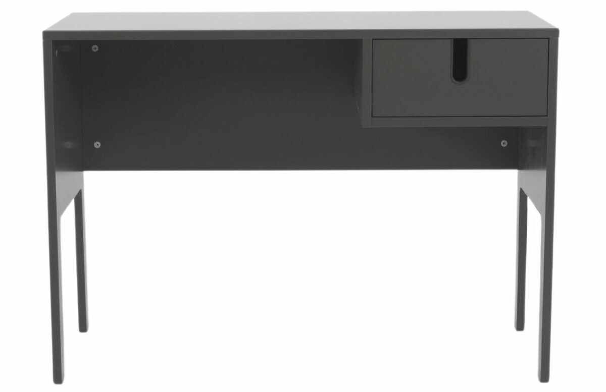 Matně šedý lakovaný pracovní stůl Tenzo Uno