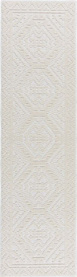 Béžový pratelný koberec běhoun 60x218 cm Verve
