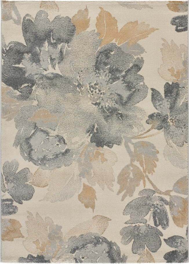 Šedo-béžový koberec 150x80 cm Flores