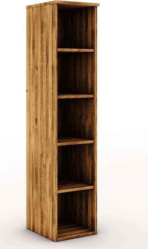 Knihovna z dubového dřeva 38x176 cm