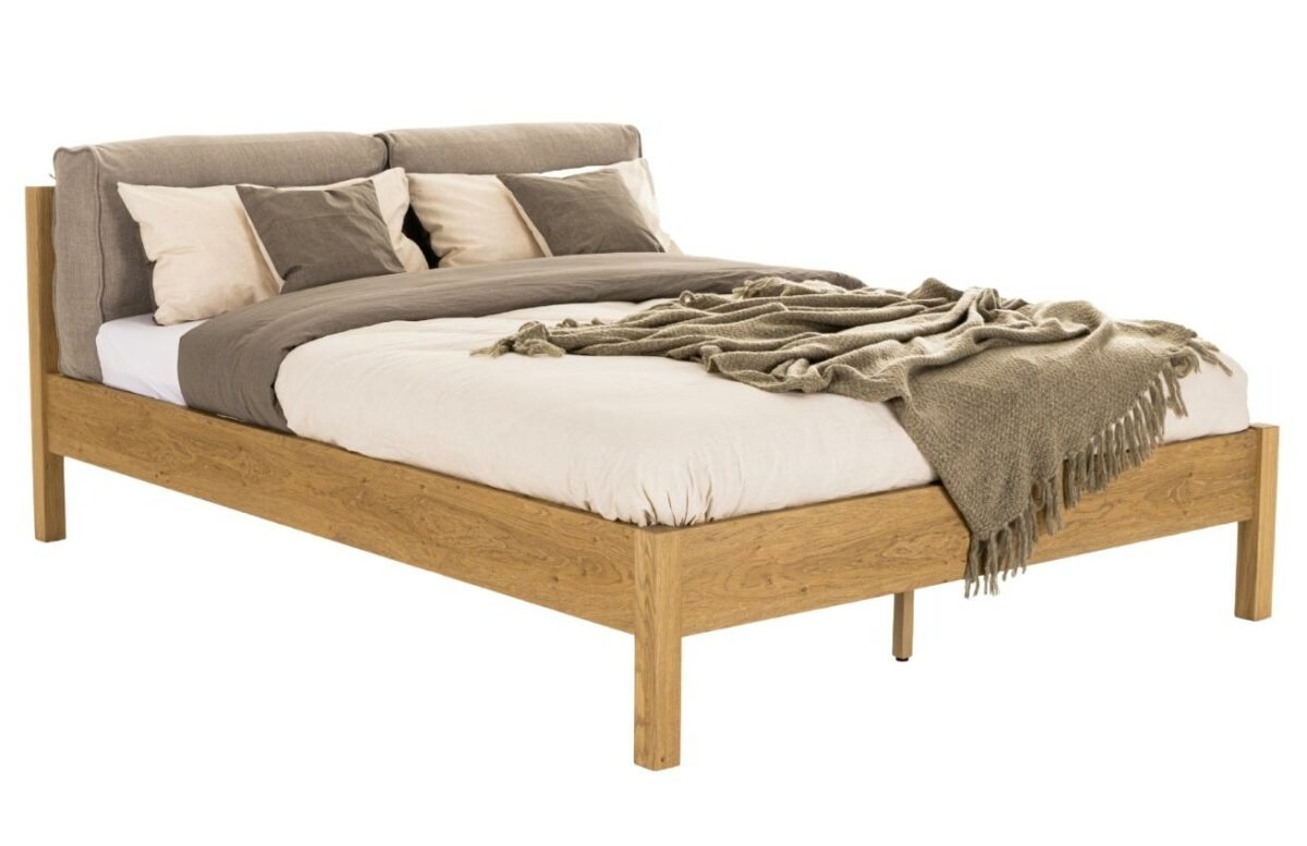 Masivní dubová dvoulůžková postel Cioata Calvin 160 x