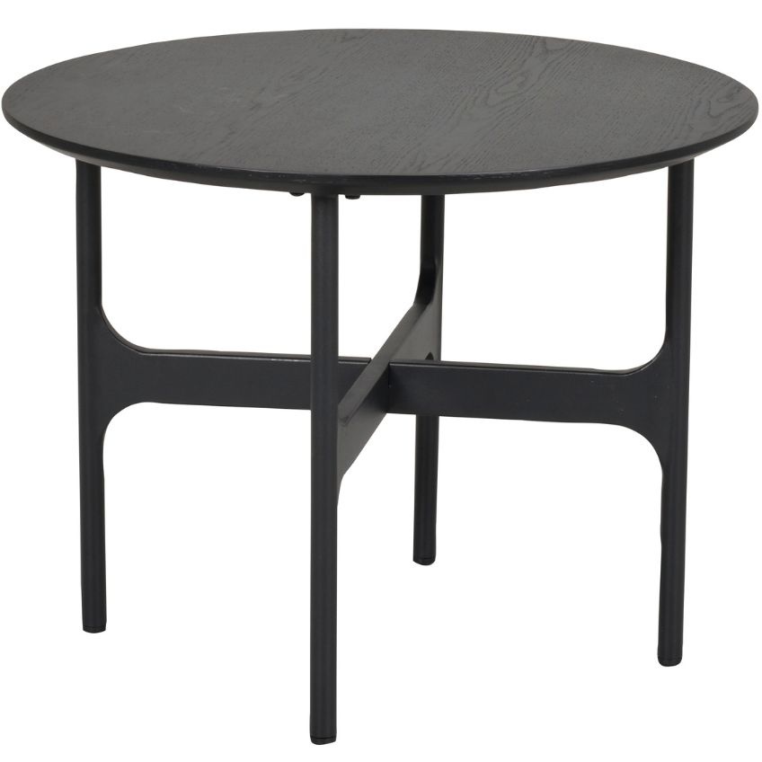 Černý dřevěný konferenční stolek ROWICO
