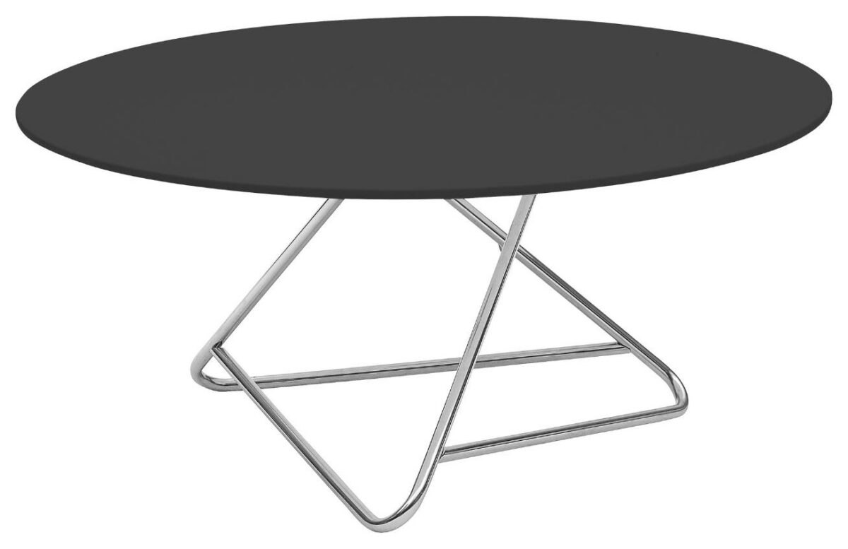 Černý lakovaný konferenční stolek Softline Tribeca 90