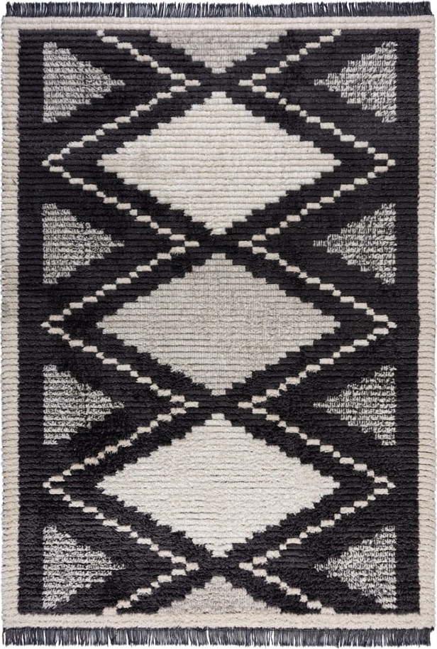 Šedý koberec 170x120 cm Domino Zaid
