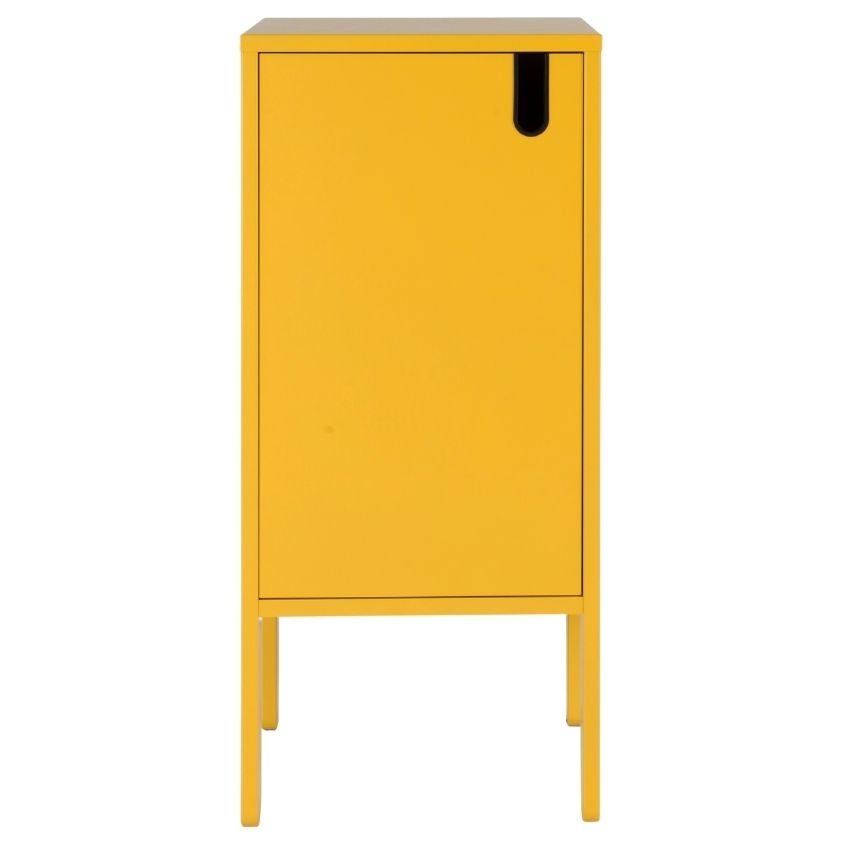 Matně hořčicově žlutá lakovaná skříňka Tenzo Uno
