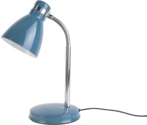 Modrá stolní lampa Leitmotiv